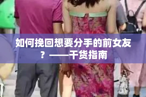 如何挽回想要分手的前女友?——干货指南 如何挽回想要分手的前女友?——干货指南
