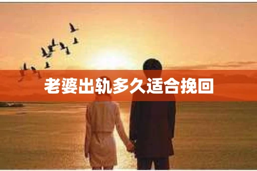 老婆出轨多久适合挽回