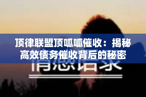 顶律联盟顶呱呱催收：揭秘高效债务催收背后的秘密