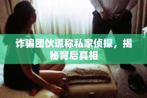 诈骗团伙谎称私家侦探，揭秘背后真相