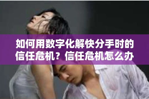 如何用数字化解快分手时的信任危机？信任危机怎么办？