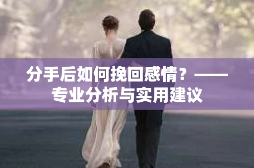 分手后如何挽回感情？——专业分析与实用建议