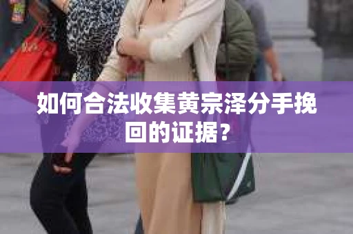 如何合法收集黄宗泽分手挽回的证据？